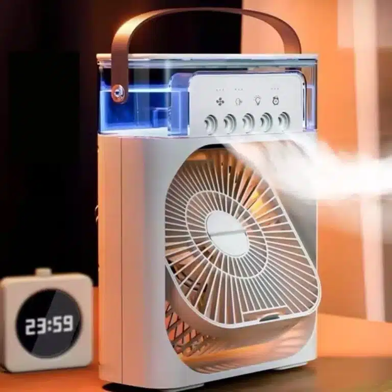 ventilador e umidificador de ar